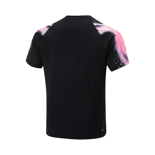 Tabletennis Unisex Star Flow Competetion T-shirt 2025 black  AAYV096-1