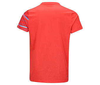 Kinder Sportshirt "Stripes" rot - AAYV090-3