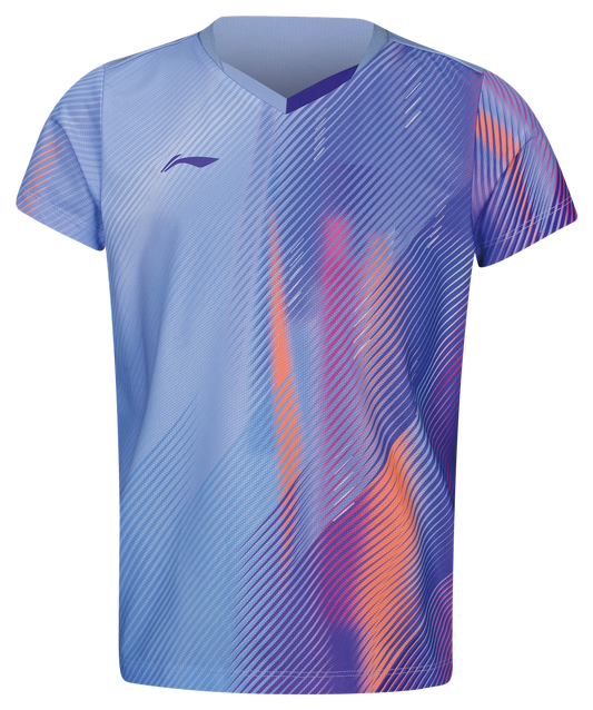 Tabletennis Kids National-Team 2026 Competitionshirt - purple - AAYW092-3