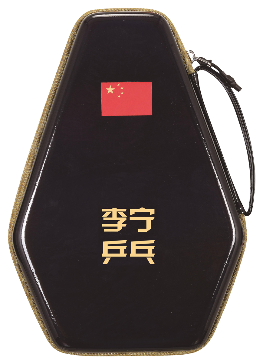 Tischtennis Hülle/-Tasche Hardcase schwarz - ABJS007-2