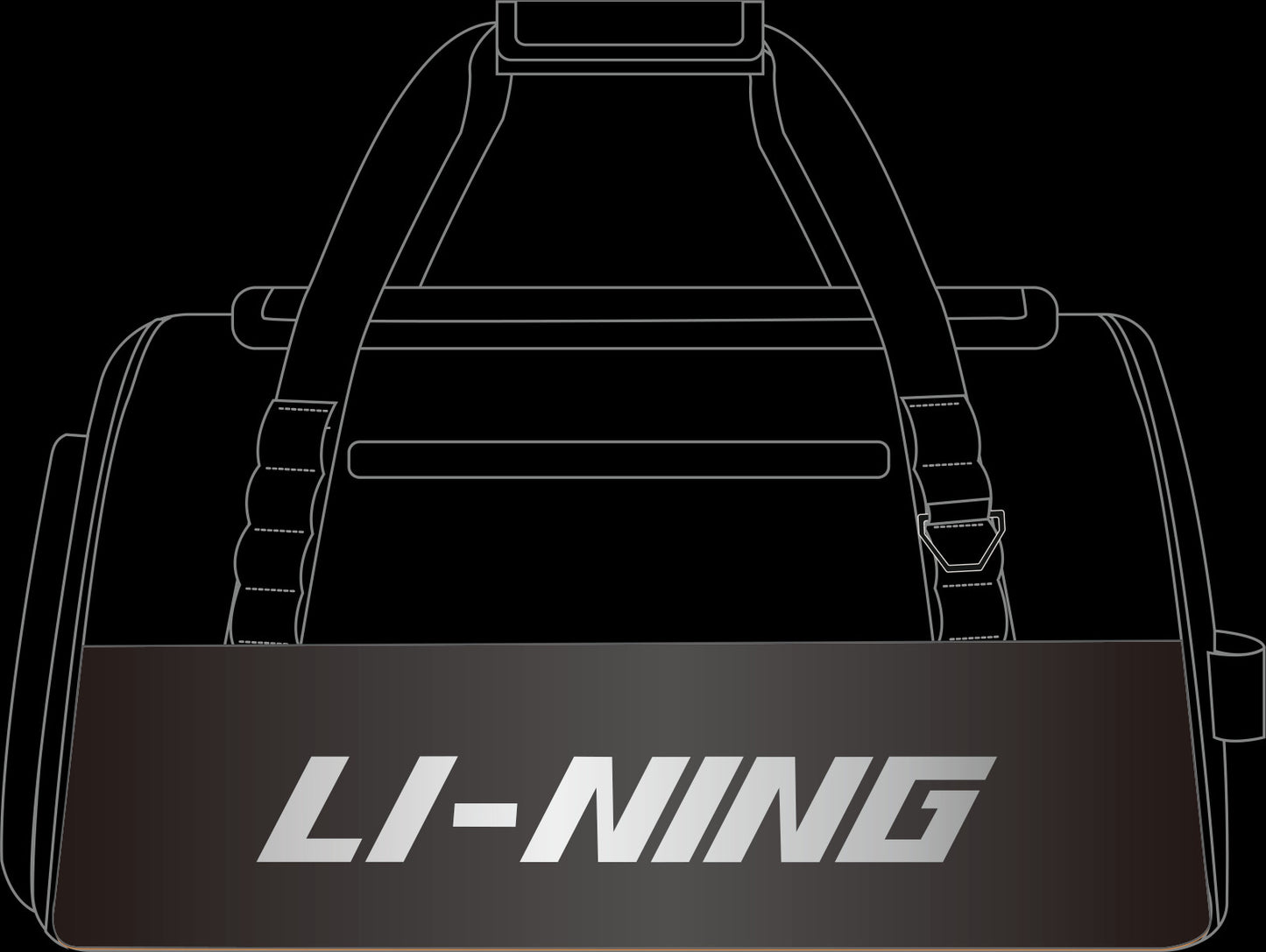 Sport Duffel Bag "Pro Active" - black - ABLT003