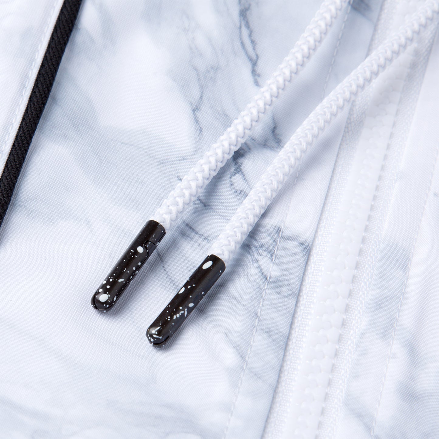 Unisex Windbreaker "Wade" mit Kapuze weiß - AFDQ399-2