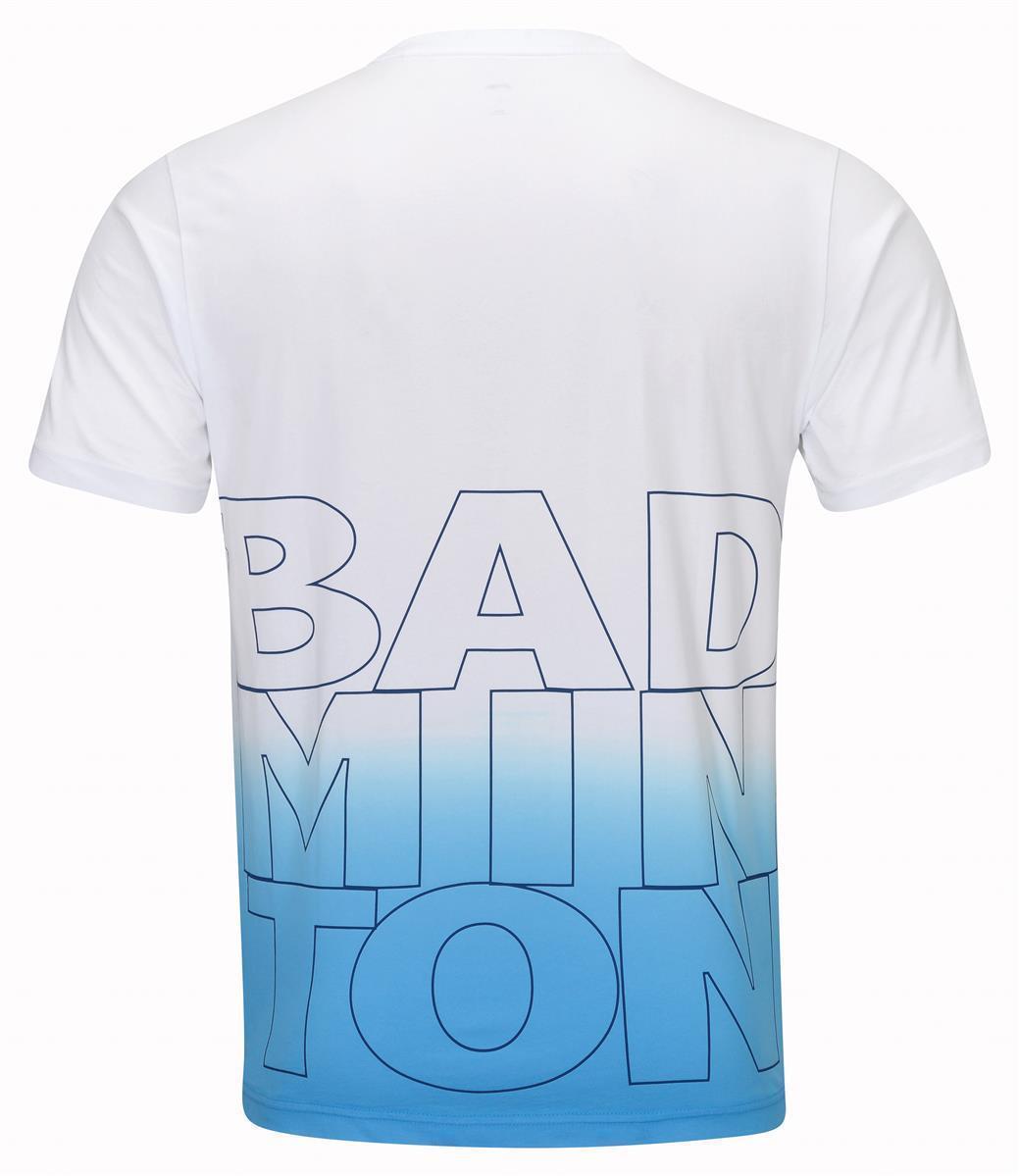 Unisex Sportshirt "Ozean" weiß/blau - AHST355-1