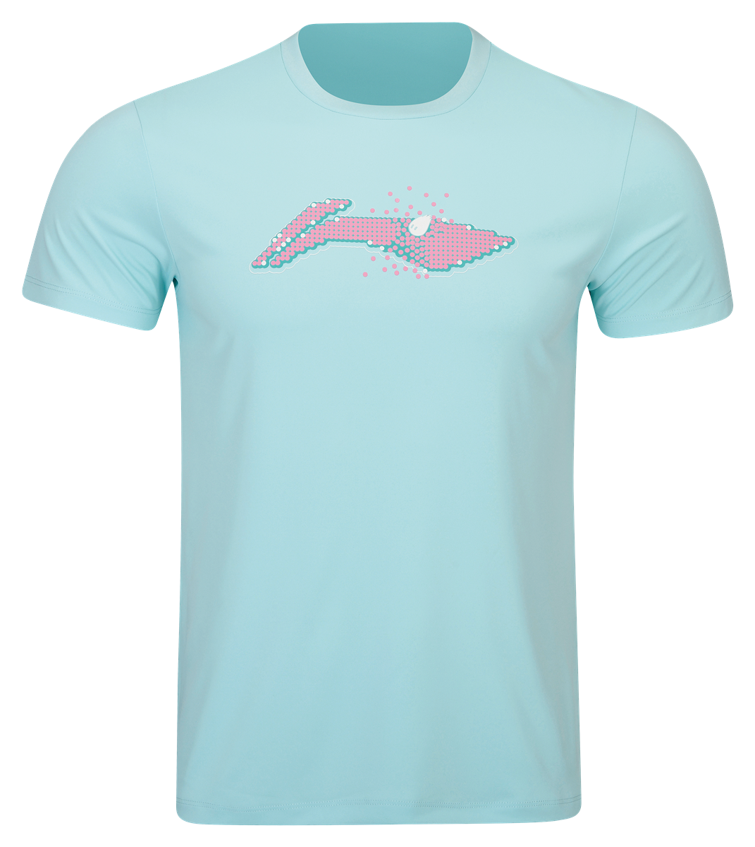 Sport ''Logo Pixel'' T-Shirt turquoise - AHSW069-2