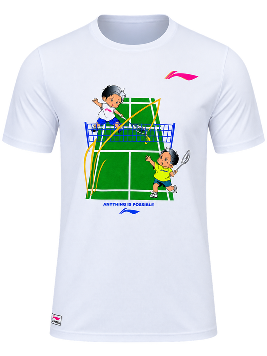 Li-Ning Herren Sportshirt weiß AHSW109-2