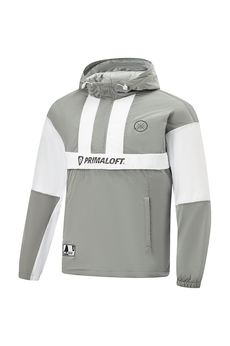 Unisex Jacke mit Kapuze Wade x Primaloft - hellgrau - AJMT103-2