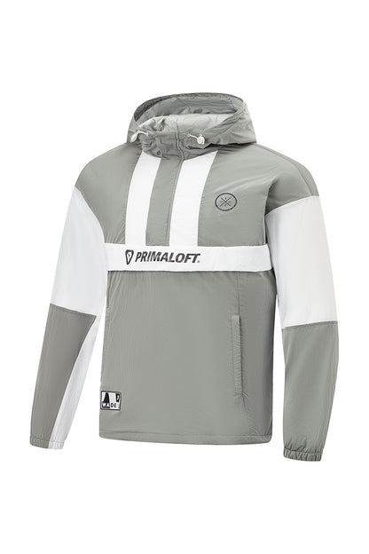 Unisex Jacke mit Kapuze Wade x Primaloft - hellgrau - AJMT103-2