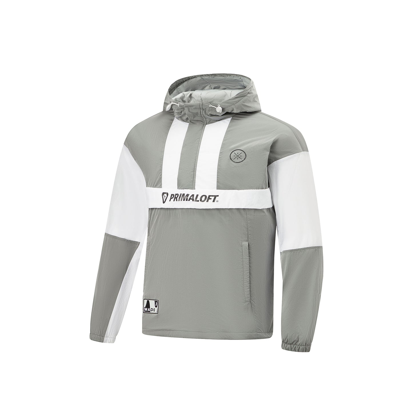 Unisex Jacke mit Kapuze Wade x Primaloft - hellgrau - AJMT103-2