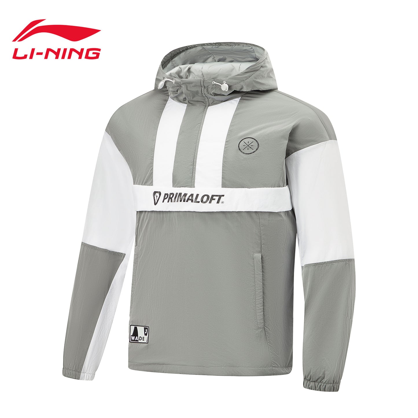 Unisex Jacke mit Kapuze Wade x Primaloft - hellgrau - AJMT103-2