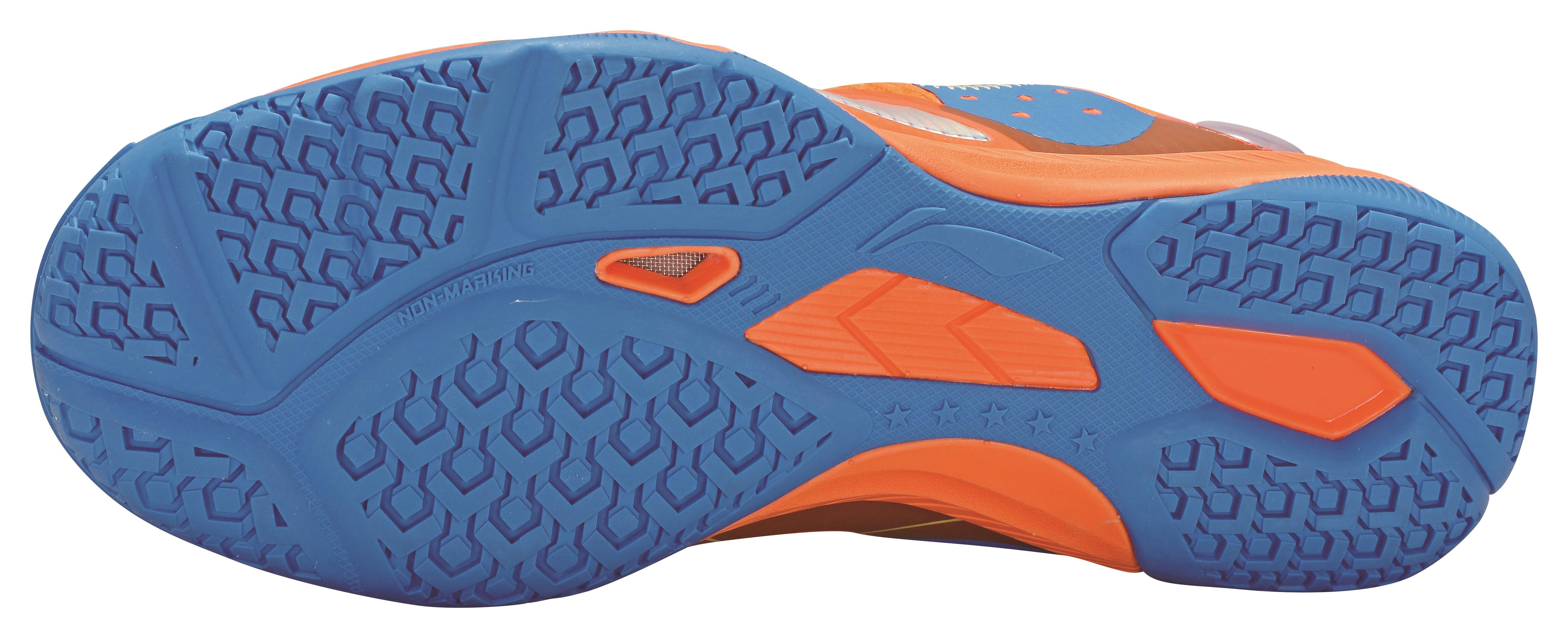 Professional Herren Tischtennis Schuh Mountains - Orange-Blau - APPR017-2