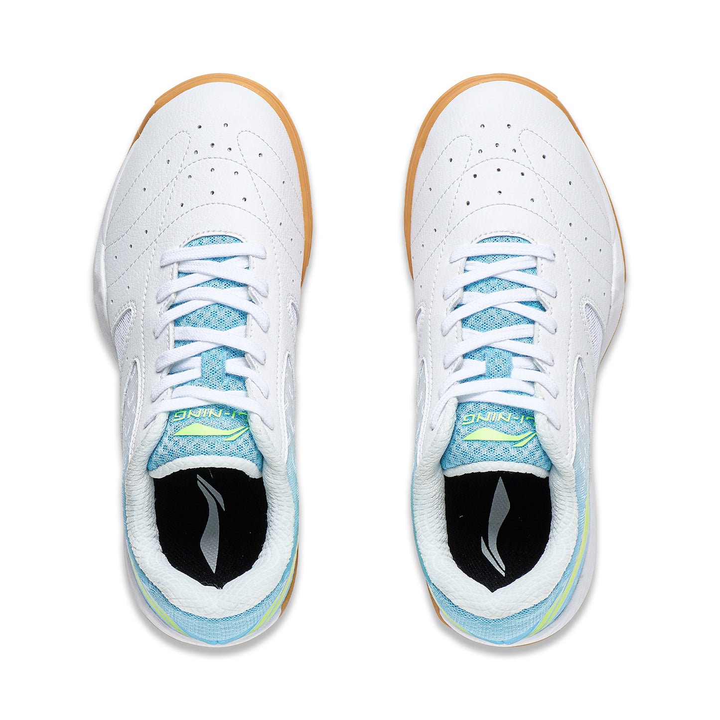 Professional Unisex Tischtennis Schuh "Champion" weiß/blau - APPS001-6
