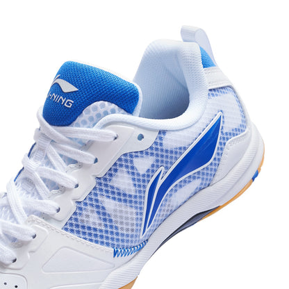 Unisex Tischtennisschuh Hawk Eye 2.0 Pro - weiß/blau - APPT009-1