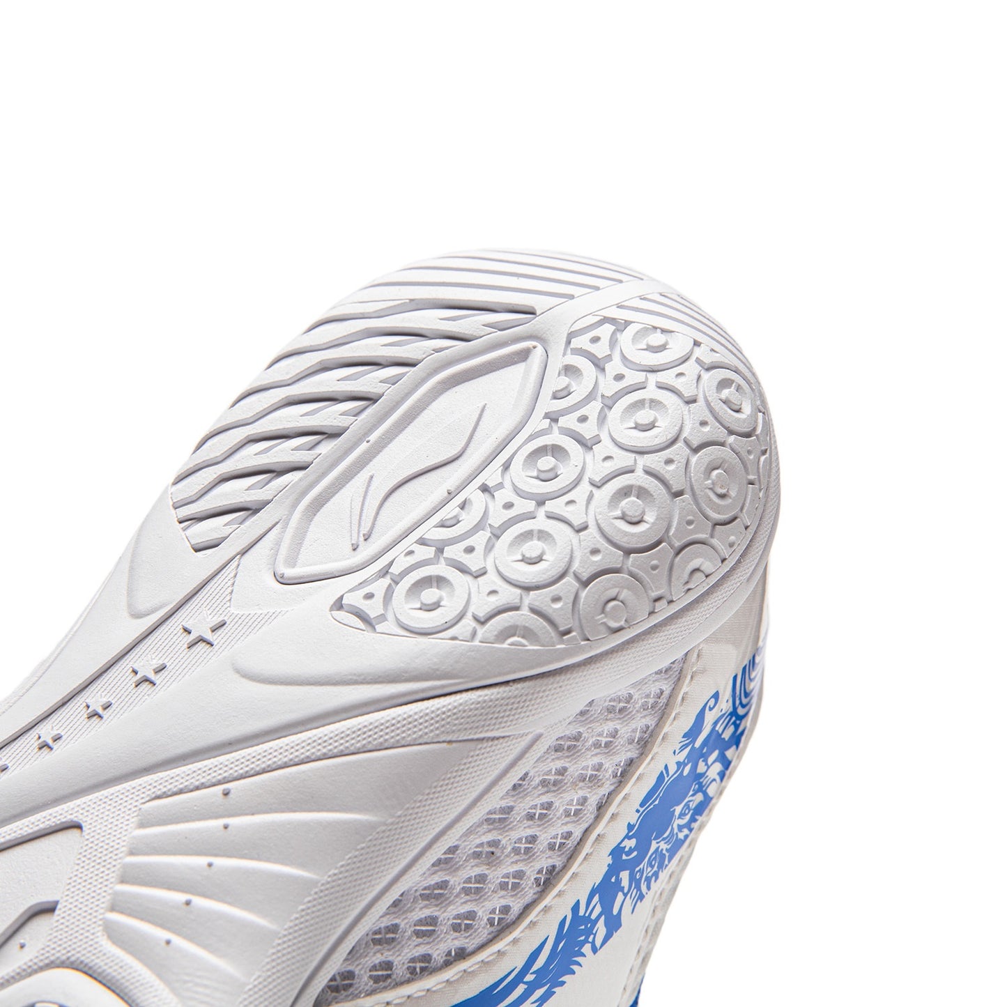 Kinder Tischtennis Schuh Kylin 3.0 weiß/blau - APPU033-1