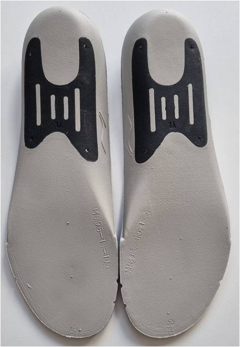 Unisex Einlegesohle für Sportschuhe Grau - AQAP154-2