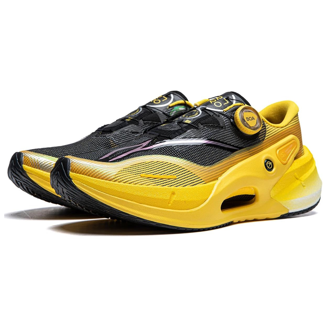 Herren Wettkampf Laufschuh Furios Rider 7 Pro V2 - schwarz-zitronengelb - ARZU001-15