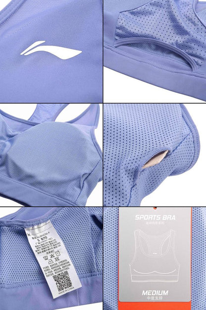 AUBN036-4 Sports Bra Purple