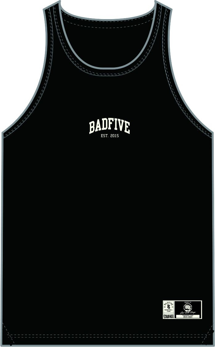 Unisex Basketball-Training Top "No Warrior" Badfive Uni Classic black - AVST031-1