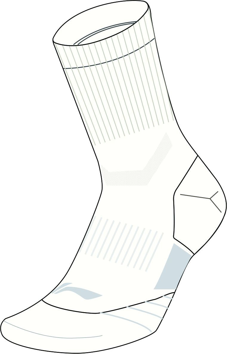Unisex Sports Sock Quarter "Essential" white - AWST017-2