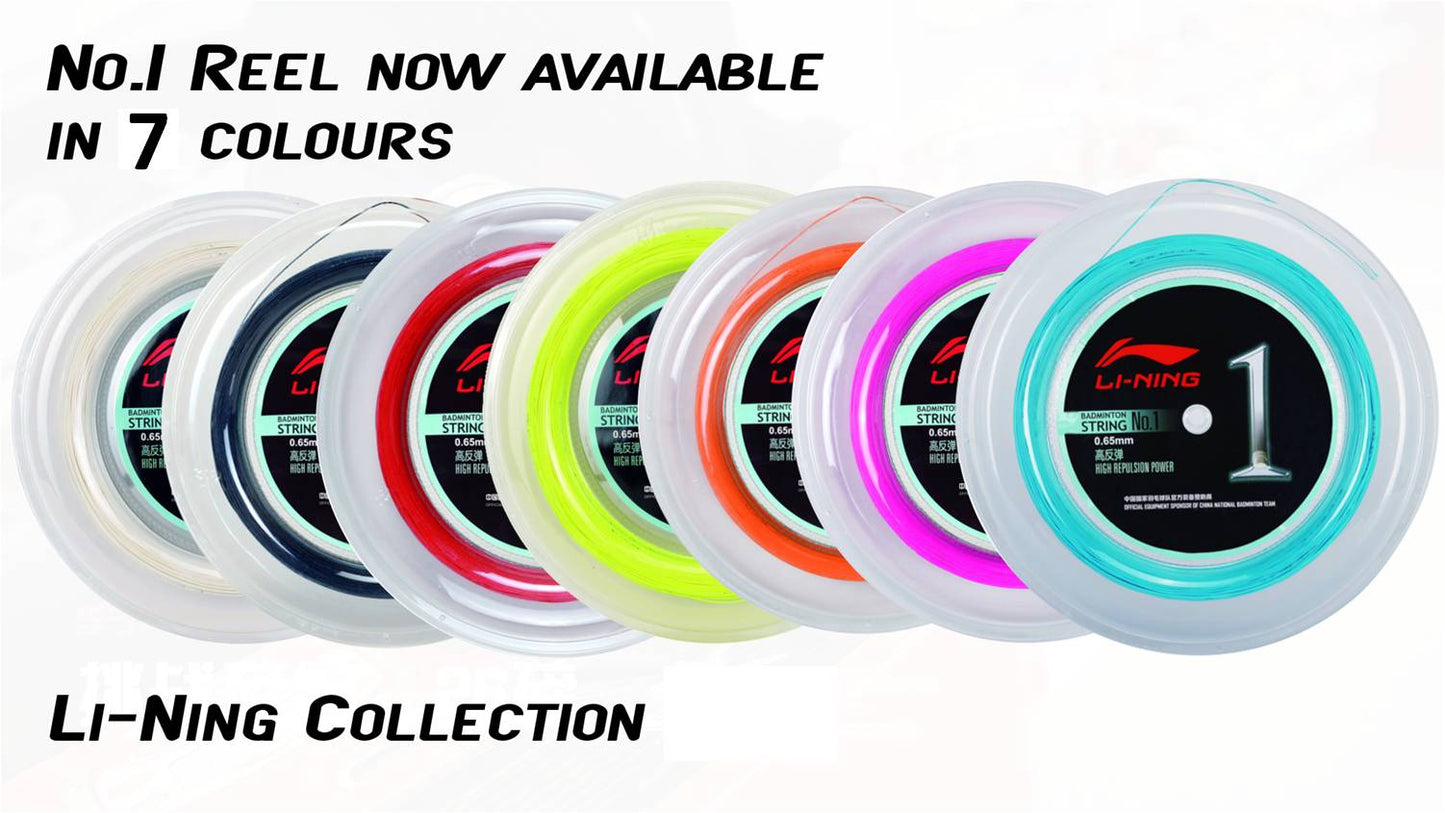 Badmintonstring No.1 - 200m-Reel in different colours - AXJJ072/AXJT019