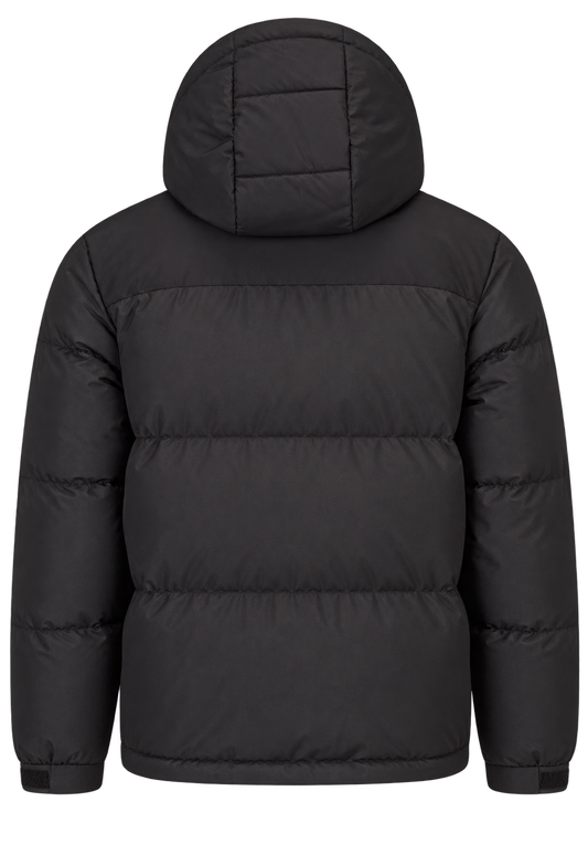 Herren Outdoor Daunenjacke schwarz mit Kapuze- AYMS213-1