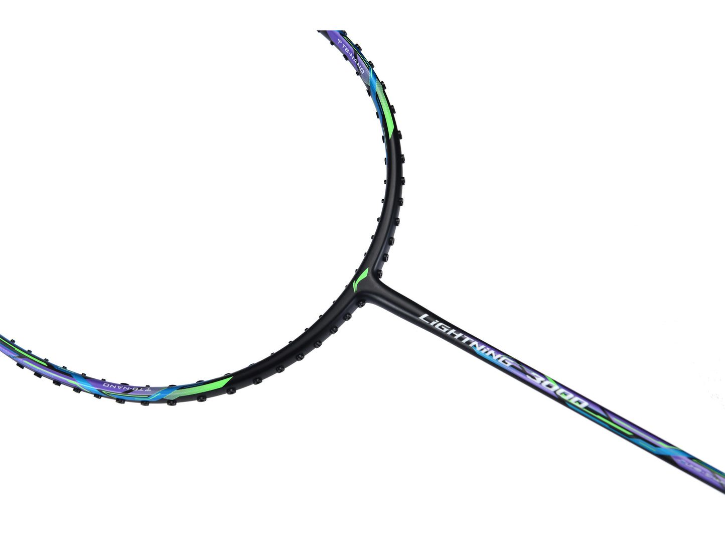 Badmintonschläger Lightning 3000 unbespannt Grau-Schwarz - AYPQ132-1