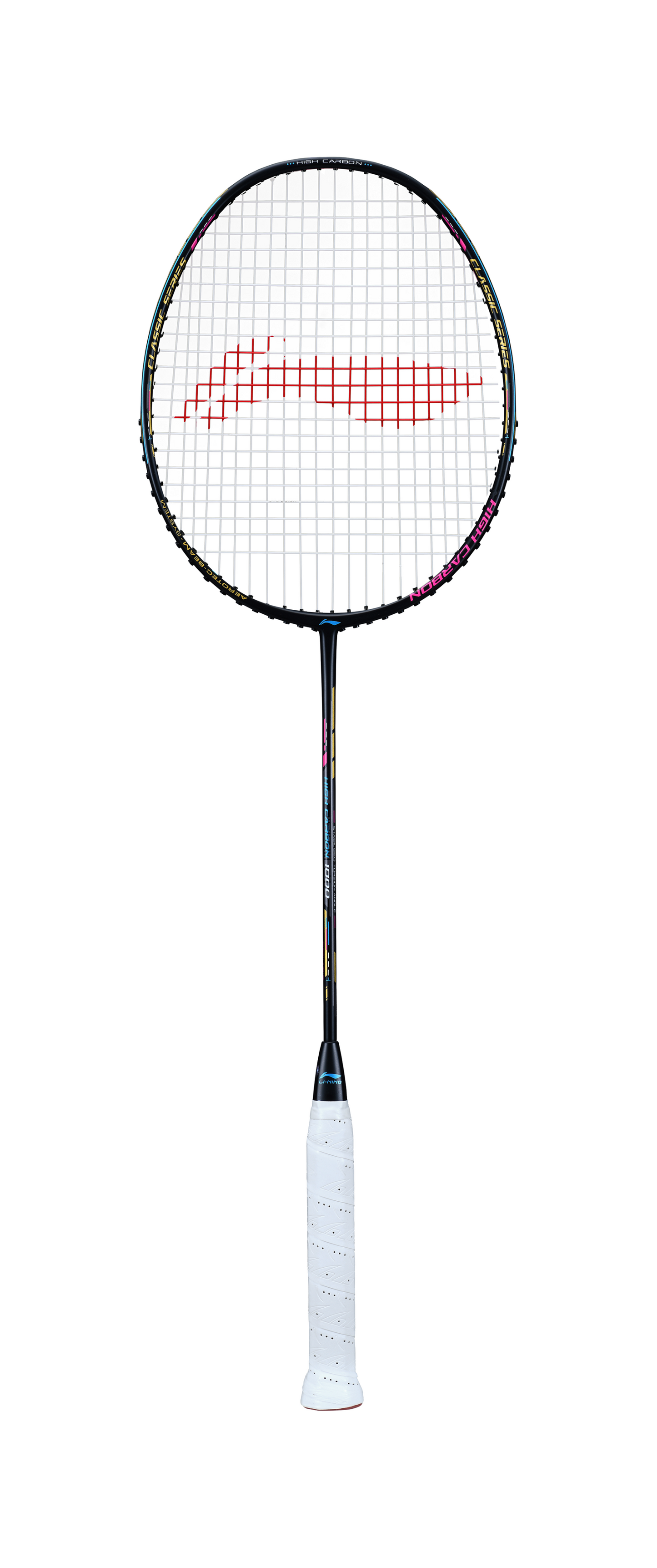 Badmintonschläger High Carbon HC1000 schwarz bespannt - AYPQ138-3 /AYPT477-4