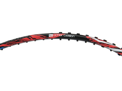 Badmintonschläger Lightning 2000 unbespannt Rot-Schwarz - AYPR010-1