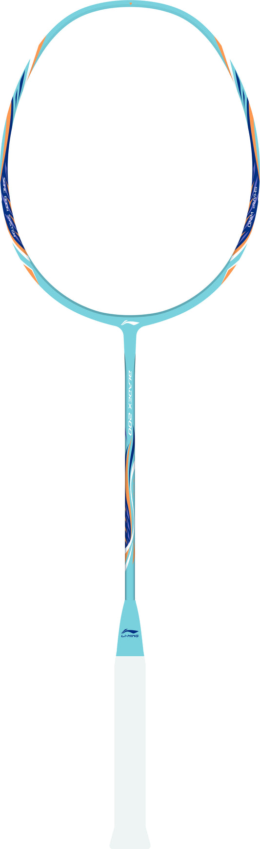 Badmintonracket BladeX 100 (5U) black/blue unstrung - AYPV041-5