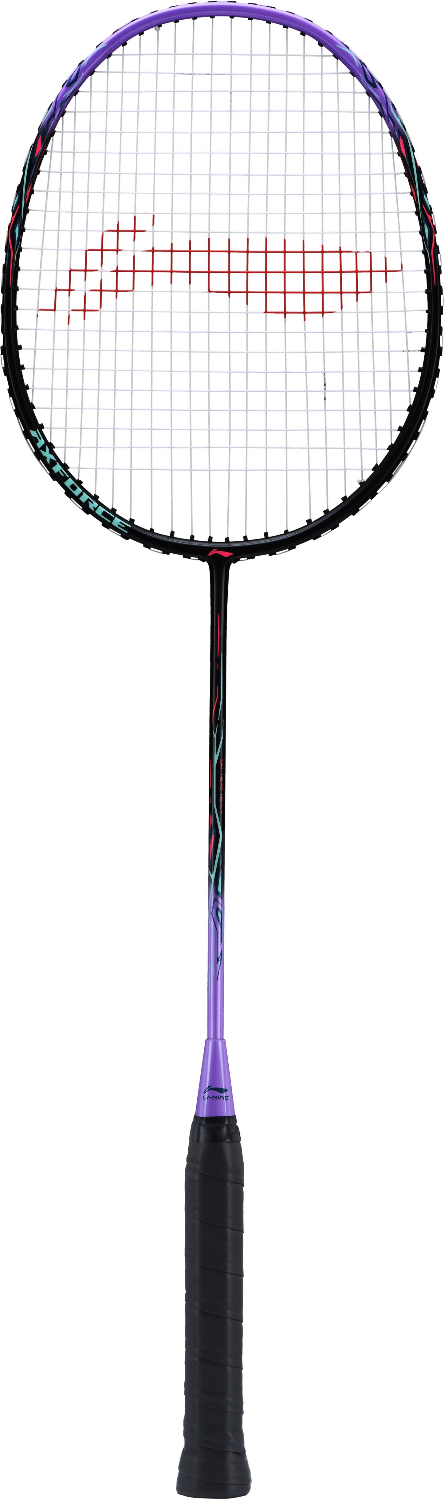 Badmintonschläger AXFORCE 9  bespannt schwarz/lila - AYPS077-1