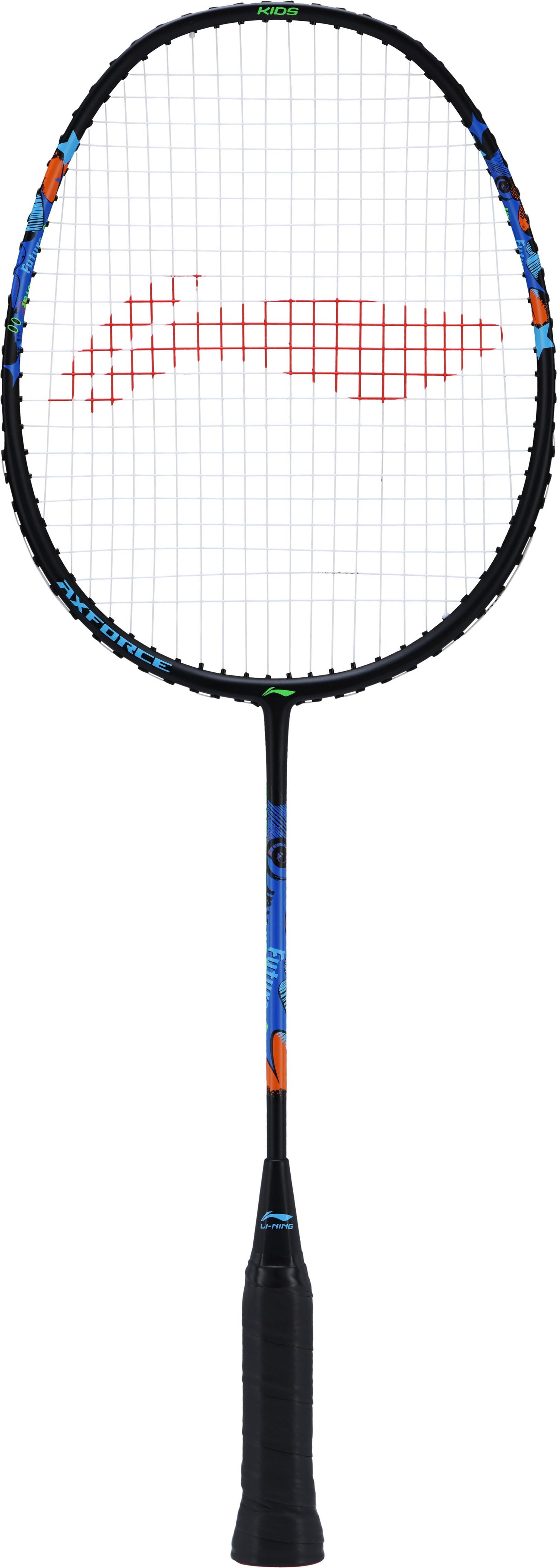 Badmintonschläger AXFORCE KIDS  strung black - AYPS089-1