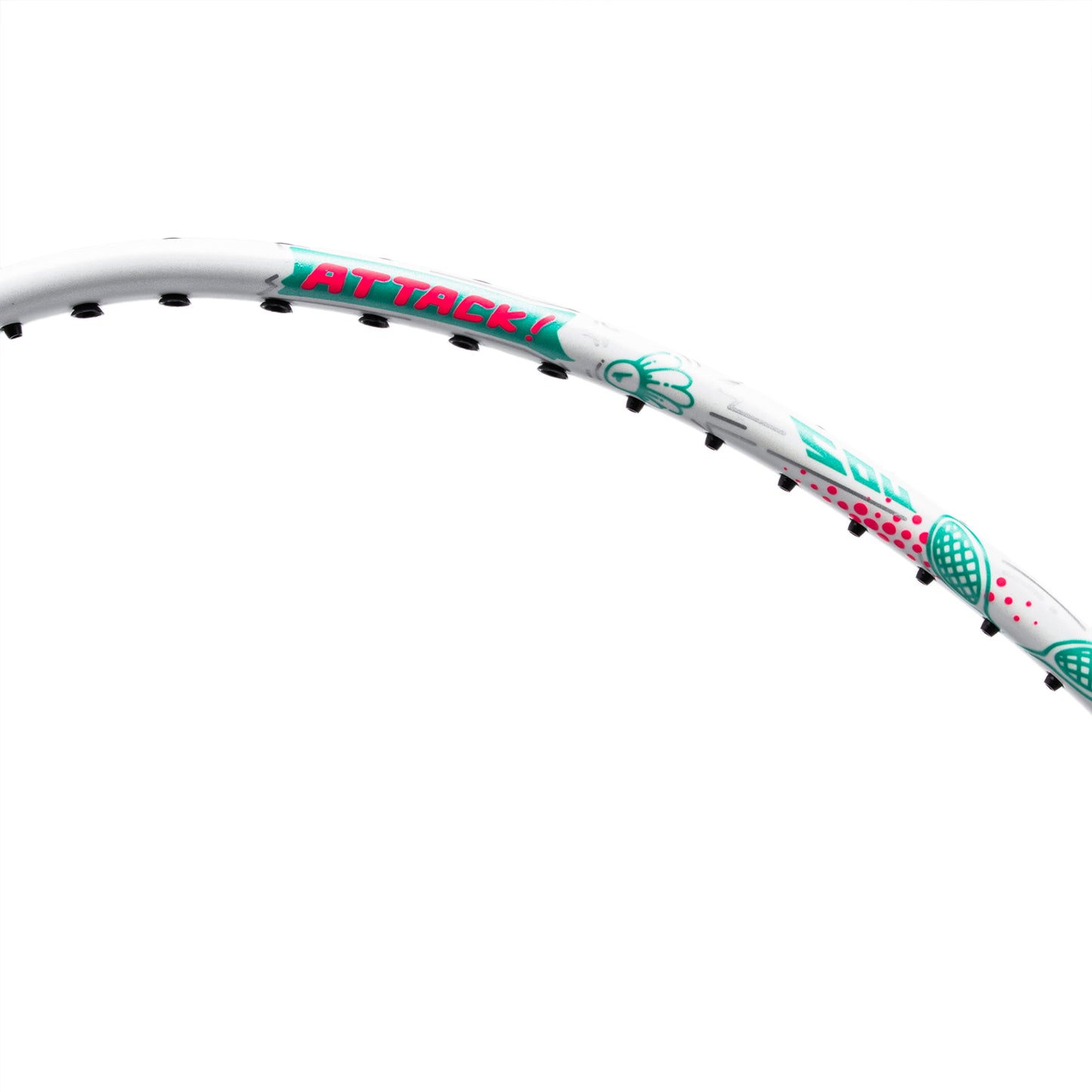 Badmintonracket AXFORCE BIGBANG (7U) white - unstrung - AYPS275-1