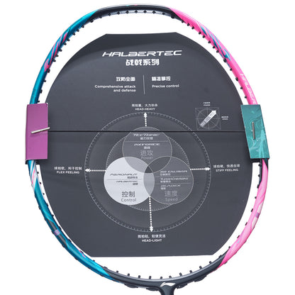 Badmintonschläger HalberTec 8000 (3U) Green/Pink - unbespannt  - AYPT369-3