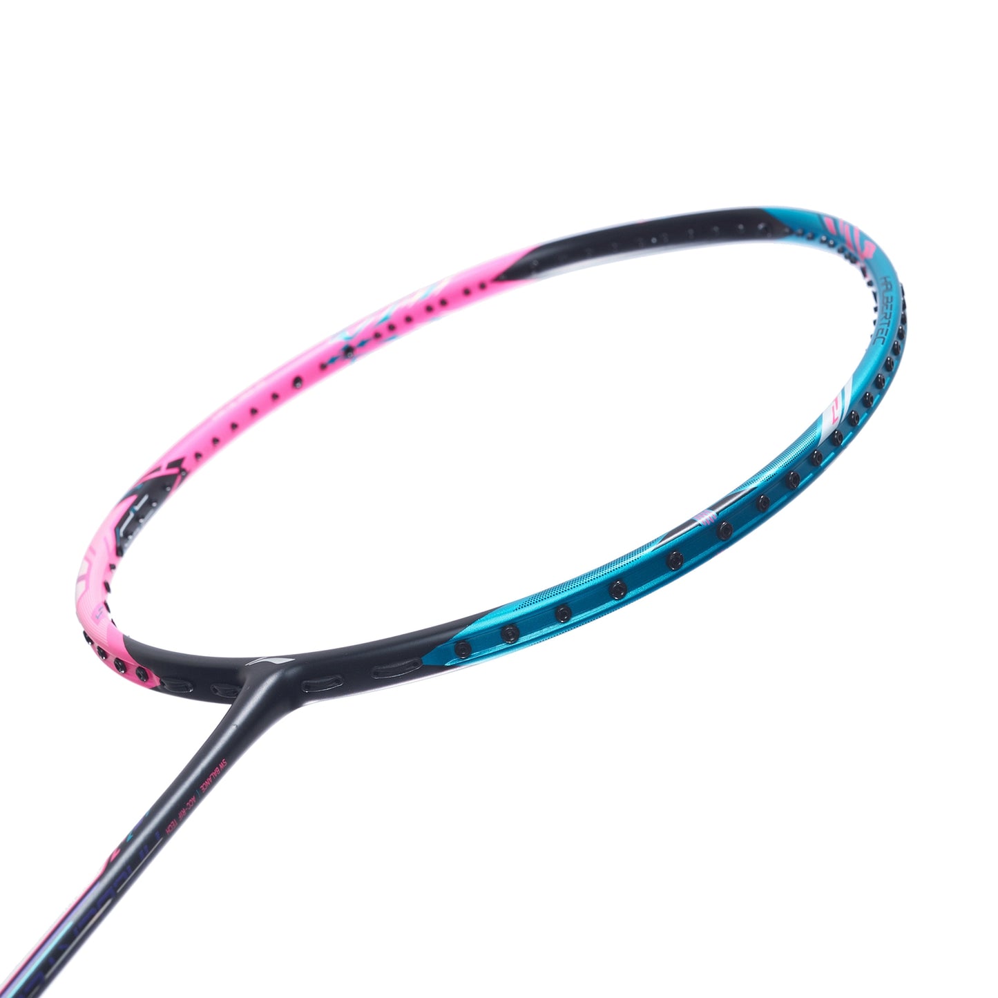 Li-Ning Badmintonracket HalberTec 8000 (4U) Green/Pink - unstrung  - AYPT369-46