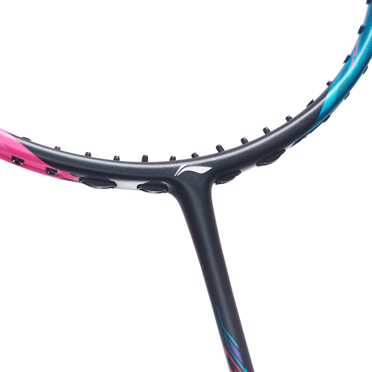 Li-Ning Badmintonracket HalberTec 8000 (4U) Green/Pink - unstrung  - AYPT369-46