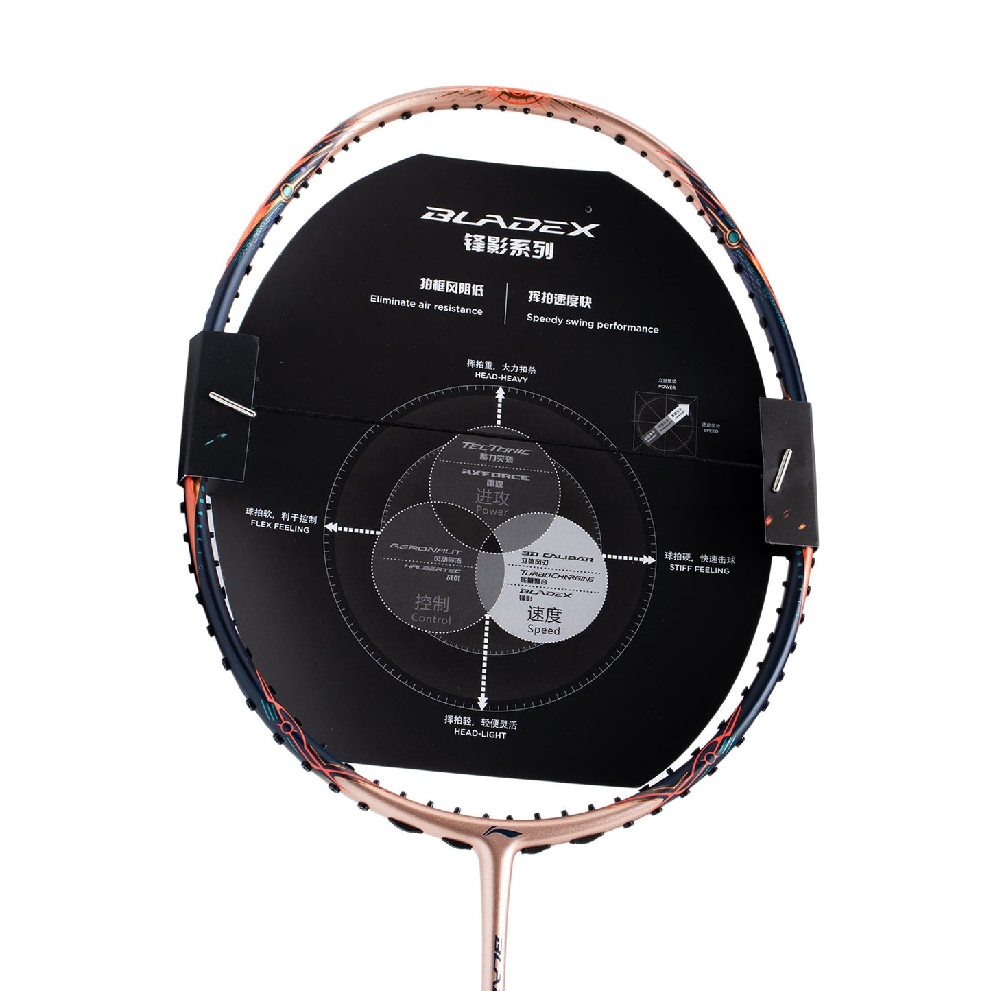 Badmintonschläger BLADEX 900 MAX Sun (3U) Gold - unbespannt - AYPT021-1/AYPT323-3