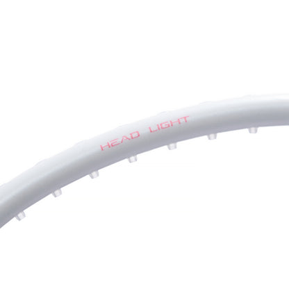Badmintonschläger BladeX 600 (5U) White - Lilac unbespannt  - AYPV015-5