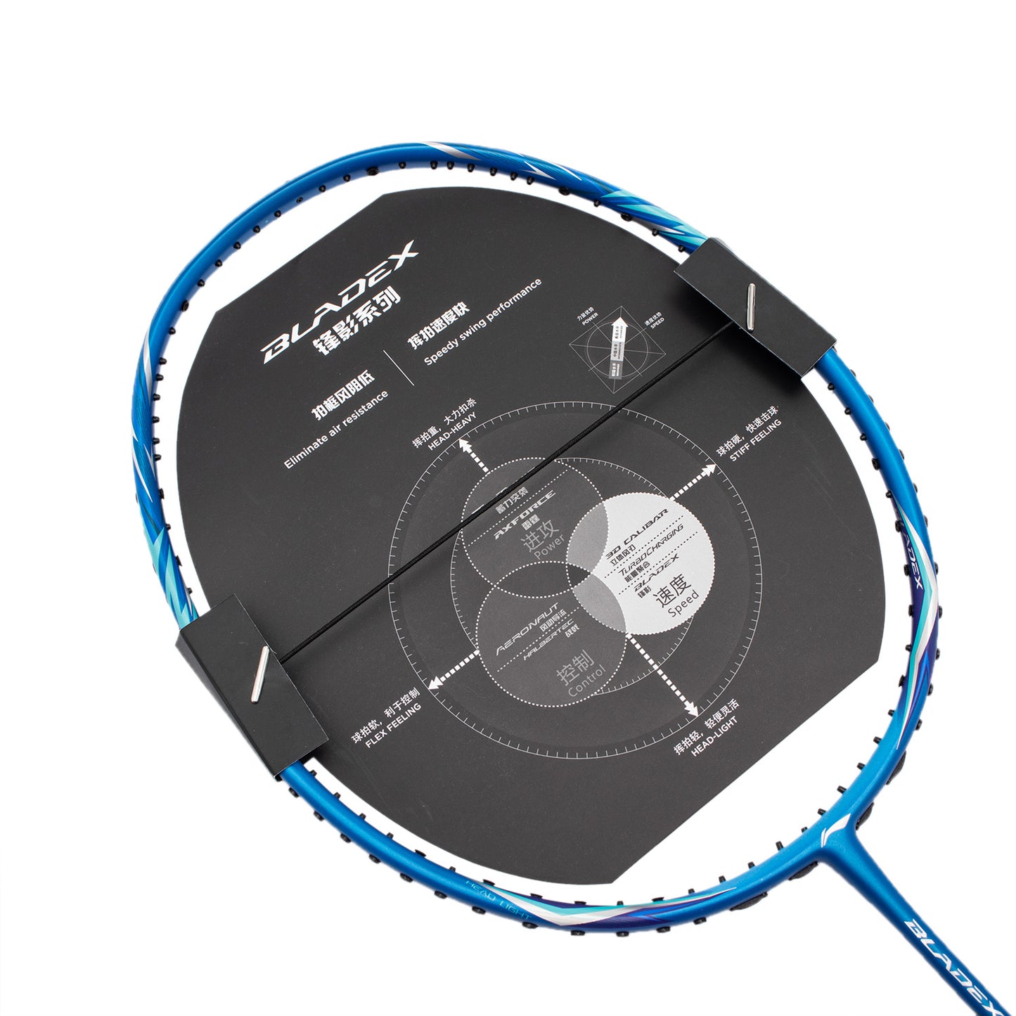 Badmintonschläger BladeX SONAR (3U) Blue - unbespannt  - AYPT037-1