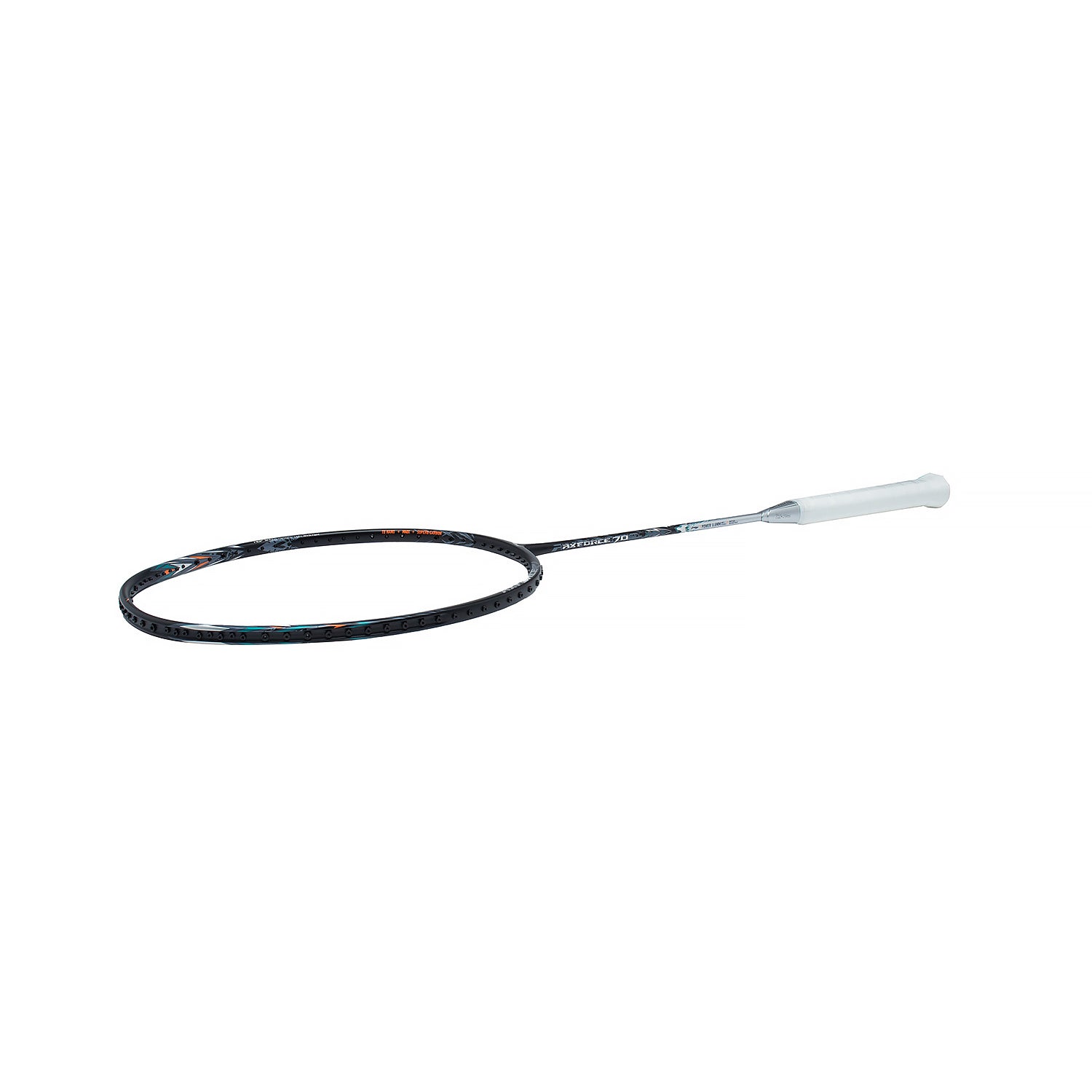 Badmintonschläger AXFORCE 70 (5U) Black/Silver - unbespannt - AYPT049-1/AYPT277-5