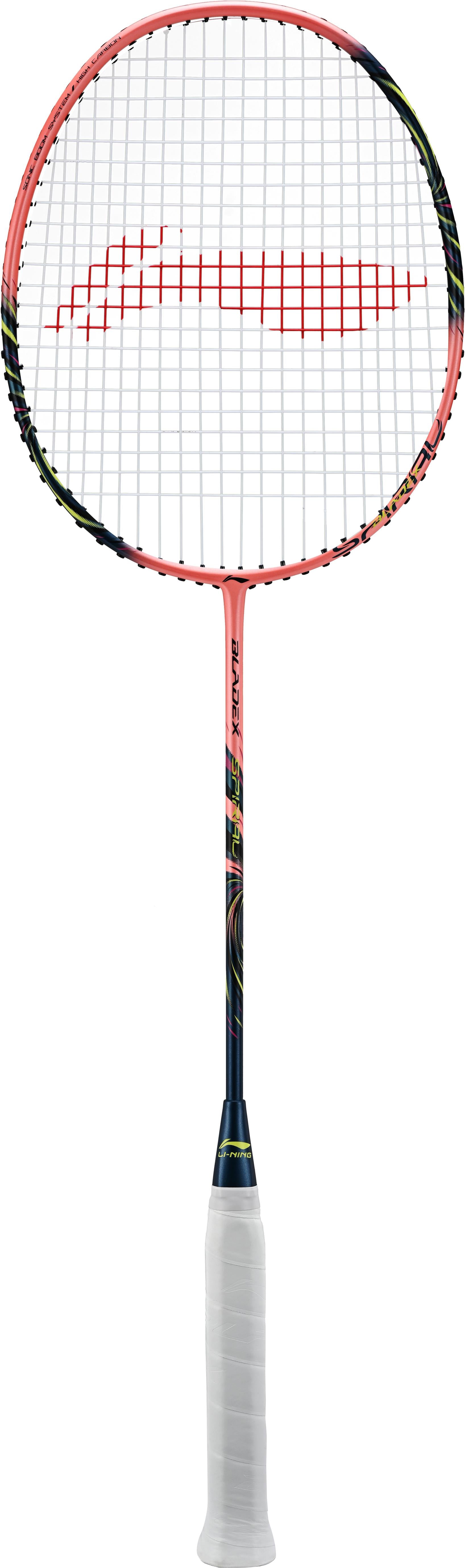 Badmintonschläger BLADEX Spiral pink (5U) bespannt - AYPT365-50