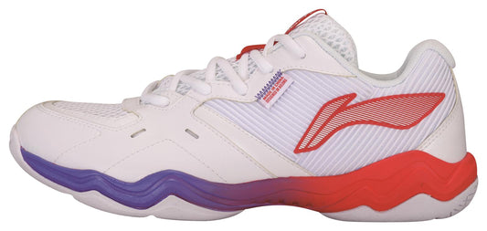 Unisex Badmintonschuh Schallwelle II weiß/rot - AYTS016-3