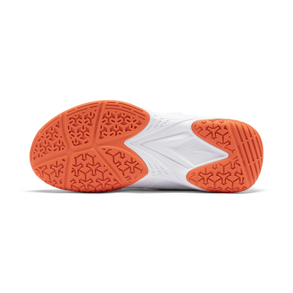 Kids Badmintonshoe ''Almighty King'' white/orange - AYTT040-2
