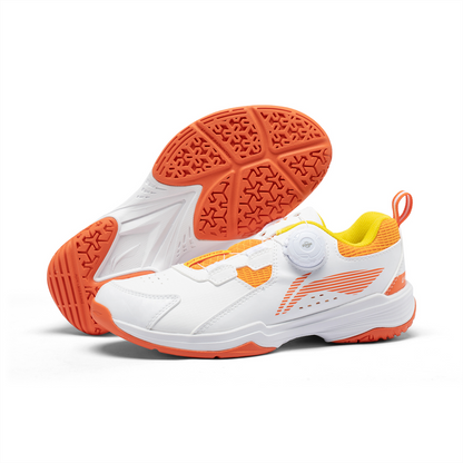 Kids Badmintonshoe ''Almighty King'' white/orange - AYTT040-2