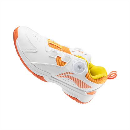 Kids Badmintonshoe ''Almighty King'' white/orange - AYTT040-2