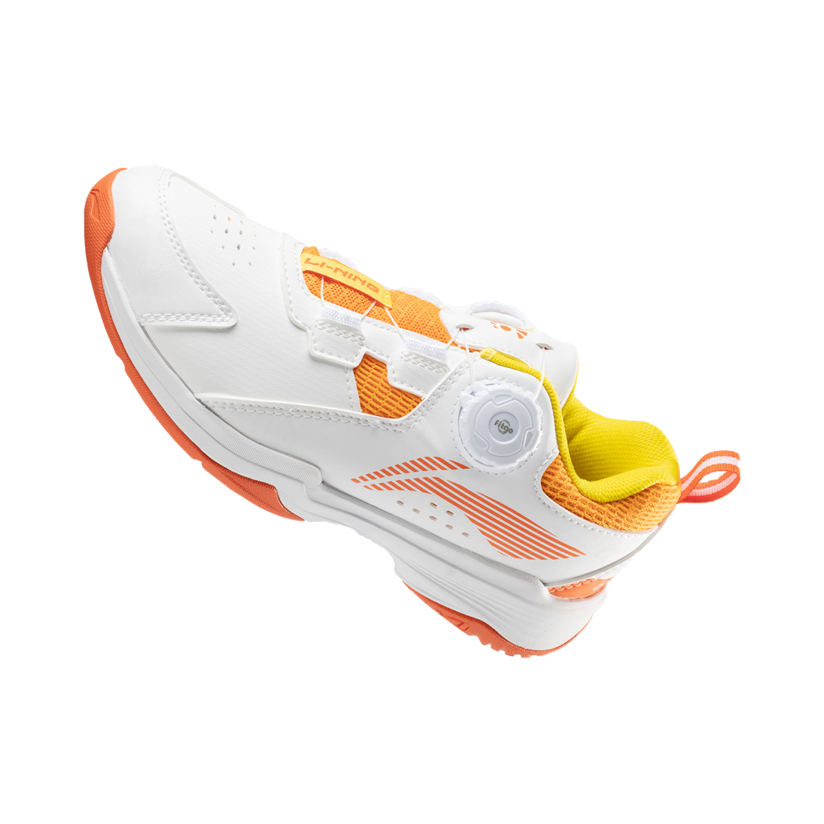 Kids Badmintonshoe ''Almighty King'' white/orange - AYTT040-2
