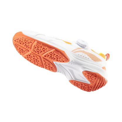 Kids Badmintonshoe ''Almighty King'' white/orange - AYTT040-2