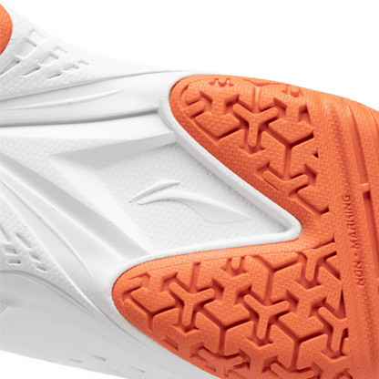 Kids Badmintonshoe ''Almighty King'' white/orange - AYTT040-2