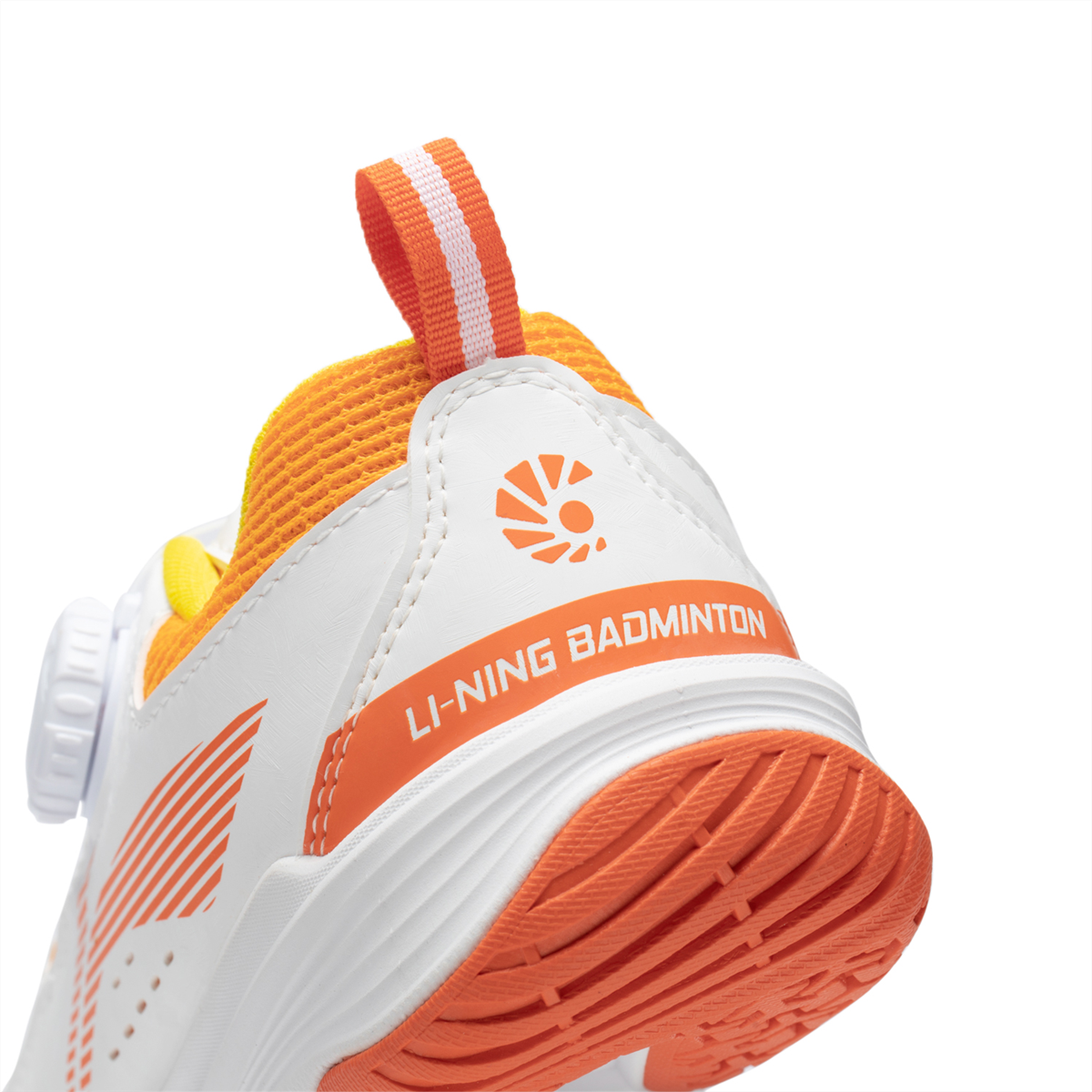Kids Badmintonshoe ''Almighty King'' white/orange - AYTT040-2