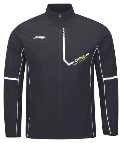 Herren China National Team Trainingsjacke 2025 schwarz - AYYV011-1