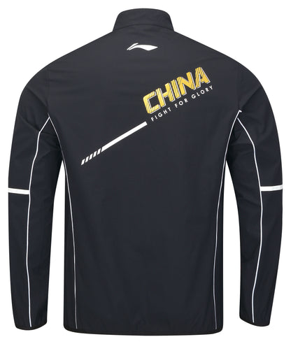 Herren China National Team Trainingsjacke 2025 schwarz - AYYV011-1