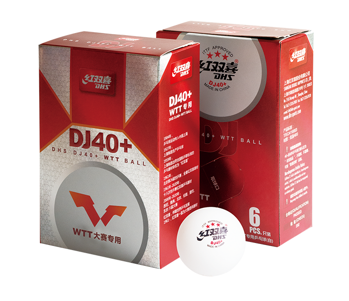 DHS Ball DJ40 WTT White (6 Pack)